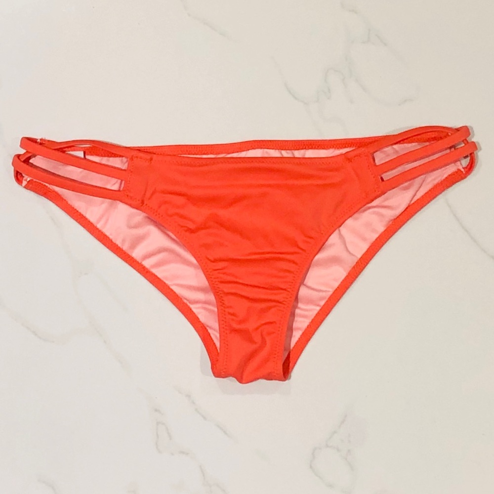Orange Bikini Swimsuit Bottom